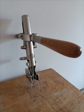 Cavatappi Professionale da Parete BOJ - Cromato opaco e legno chiaro