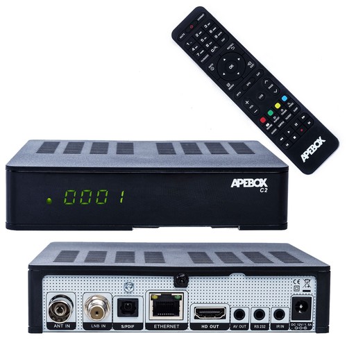 Apebox C2 Full HD H.265 LAN DVB-S2 DVB-C/T2 Combo Multimedia IP Receiver - Bild 1 von 7