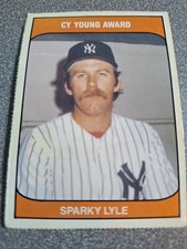 1985 TCMA Ltd Sparky Lyle Cy Young Award NNM h300  