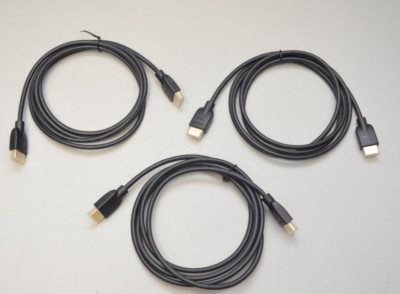 Amazon Basics Highspeed HDMI-Kabel 3er -PACK 1,8m Ethernet, 3D, 4K ,ARC neu