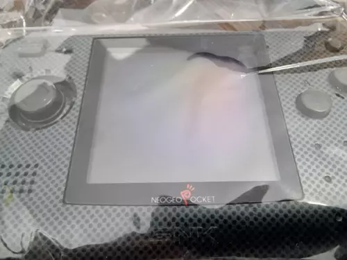 Neo Geo Pocket Console Carbon Black Japan Used Tested Stain On The Screen