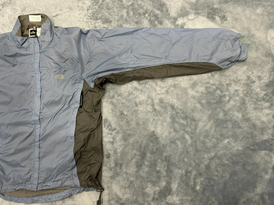 CHAQUETA MUJER VINTAGE THE NORTH FACE MEDIANA AZUL GRIS BOLSILLOS DE ALMACENAMIENTO Foto 4 de 4