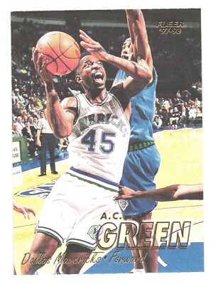 1997-98 Fleer NBA Basketball Dallas Mavericks A.C. Green