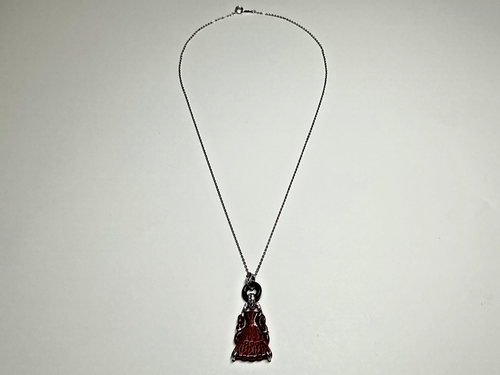 JOY Jade of Yesteryear Sterling Silver Necklace & Pendant #293 - Picture 3 of 3
