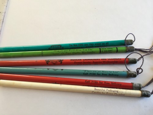 13 Vintage String Top Pencils - all unused - Picture 6 of 11