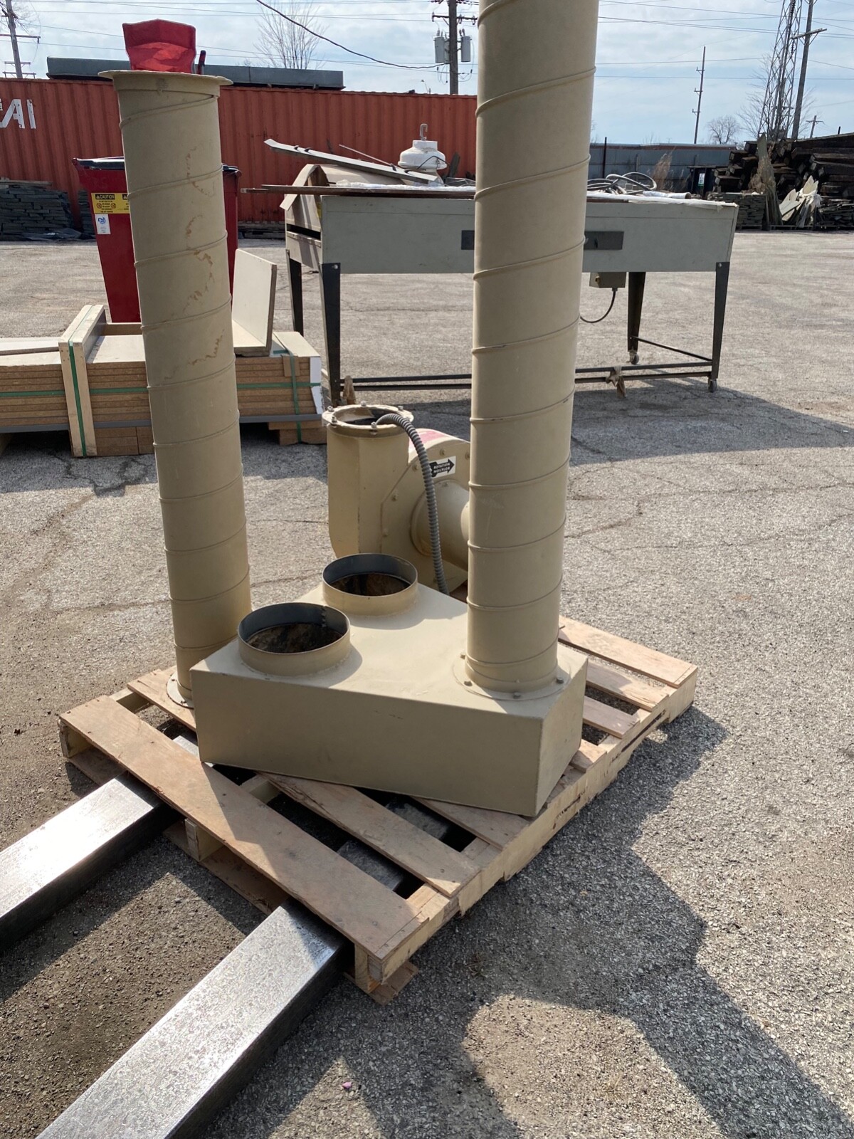 Murphy Rodgers Dust collector MRT 9A 2bag 5HP Wood dust eBay