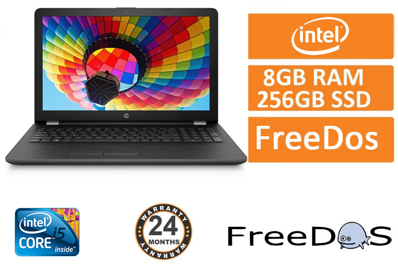 NUOVO PORTATILE NOTEBOOK HP G8 15,6 i5 8GB 256GB SSD FreeDOS 3 anni Carepack
