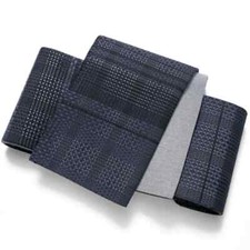 Navy Check Lace Half-width Obi Kimono Yukata Goods Traditional Cool