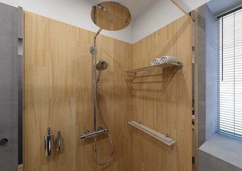 Estante de vidrio BOMEGA modelo de esquina latón cromo pulido para baño y cocina >> para perforar - Imagen 6 de 7