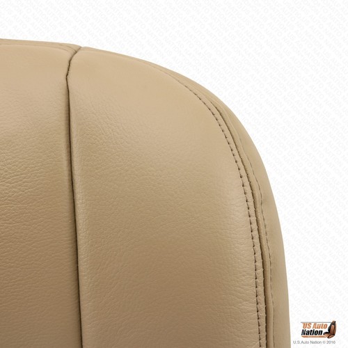 2002 2003 2004 2005 Ford Excursion Limited Driver Bottom LEATHER Seat Cover Tan - Picture 12 of 12