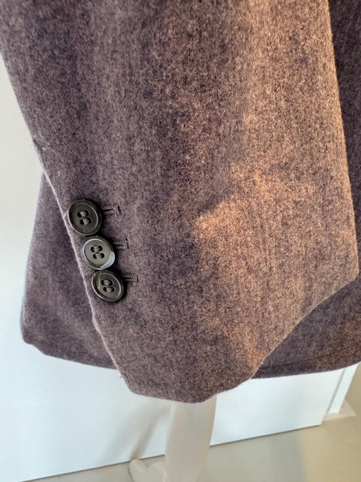 Splendida giacca in lana di lavanda gigli YSL Yves Saint Laurent piccola