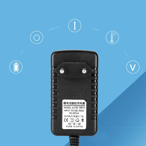 Ładowarka 16.8V / 1A Ładowarka Uniwersalna litowo-jonowa AC Adapter Garsent - Zdjęcie 5 z 12
