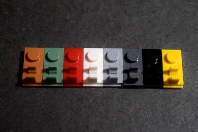 Lego 92280 Platte 1x2 mit Clip on Top Farbe wählbar 6 Stück