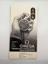 Vintage Omega Stopwatch 4321.2 User Manual