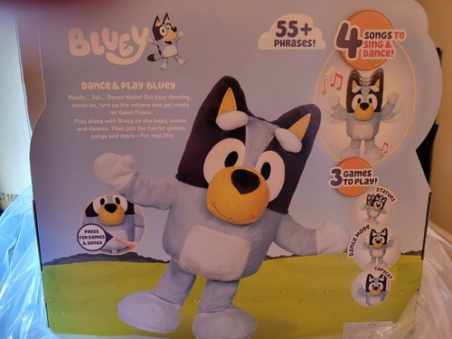 Bluey Dance n Play Animated Plush. 55 Phrases, Waves, Dances and Hops | eBay Bluey Dance n Play Animated Plush. 55 Phrases, Waves, Dances and Hops | eBay