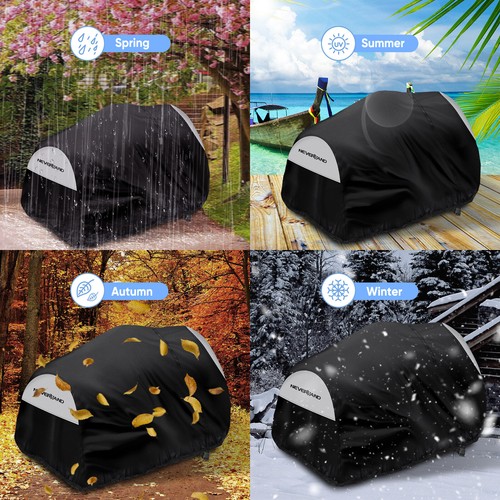 Cubierta de tractor cortacésped exterior resistente 72 pulgadas de largo protección solar para todo tipo de clima - Imagen 11 de 13