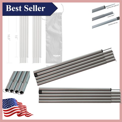 Versatile Tent Pole Accessories - Adjustable Steel Bars for Enhanced Stability