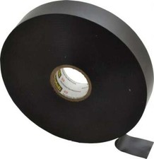 3M 3/4" x 110' x 10 mil Black Vinyl Electrical Tape Rubber Adhesive, -10 to 8...