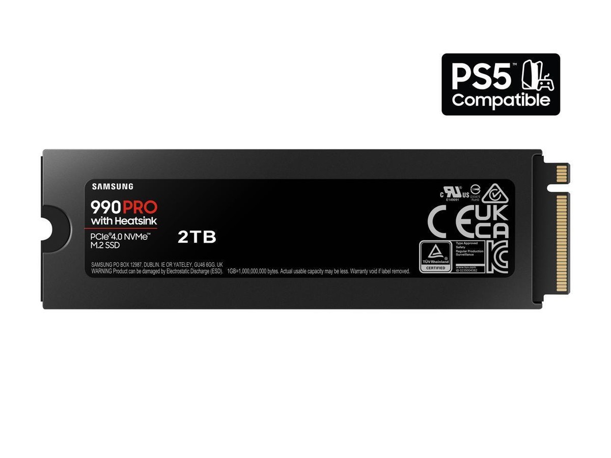 【新品未開封】Samsung 990 PRO with Heatsink 2TB Amazon.com: SAMSUNG 990 PRO w/ Heatsink SSD 2TB, PCIe Gen4 M