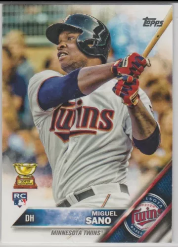 2016 Topps #78 Miguel Sano RC Minnesota Twins