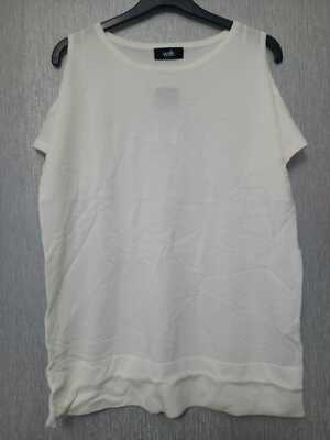 Wallis Cold Shoulder Top weiß Größe UK Small UVP 25 £ DH015 GG 11
