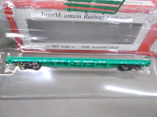 INTERMOUNTAIN ~ GRAN COCHE PLANO CON CUBIERTA DE MADERA DEL NORTE 60' # 161276 -RTR ~ ESCALA HO | Zustand: New