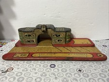 MARX 1938 Tin Lithographed Bus Terminal - Missing Parts - Look - FastShip 