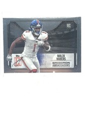 2024 Topps Signature Class Gridiron Ambassadors #6 Malik Nabers Rookie RC ⭐️