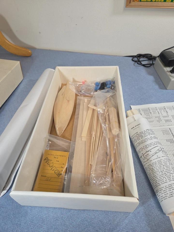 Model Shipways New York Pilot Boat Phantom 1868 - Wood -  New Boxed - Kit # 2027 - Image 2 of 4