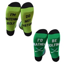 Funny Golf Socks Novelty Golfer Socks Funky Crew Socks Christmas Stocking Filler