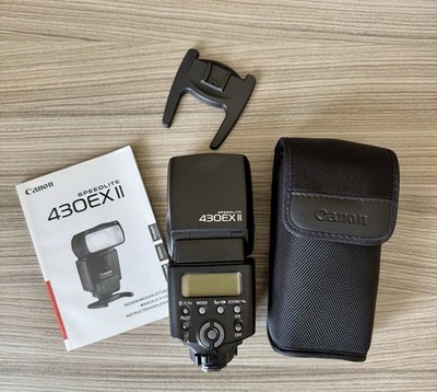 Canon Speedlite 430EX II Aufsteck Blitz für Canon EOS und R Kameras + Zub.