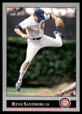 Ryne Sandberg 1992 Leaf #317 Chicago Cubs MLB READ FREE SHIPPING AutographDen