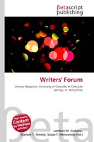 Writers' Forum Lambert M. Surhone (U. A.) Taschenbuch Englisch 2026 OmniScriptum