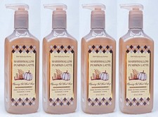 4 Bath Body Works MARSHMALLOW PUMPKIN LATTE Cleansing Gel Hand Soap 8.0 oz