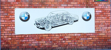 BMW 2002 TI WORK SHOP BANNER SENT TRACKED