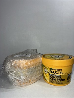 2 New Garnier Fructis Banana Hair Food 3 In 1 Maske, 390 mL Each 