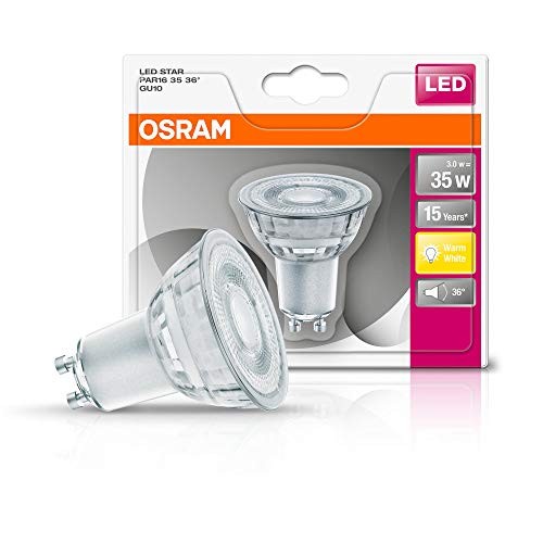 Osram Led Star PAR16 Reflektorlampe, Mit Gu10-Sockel, Nicht Dimmbar, 2.6 W = 35-image