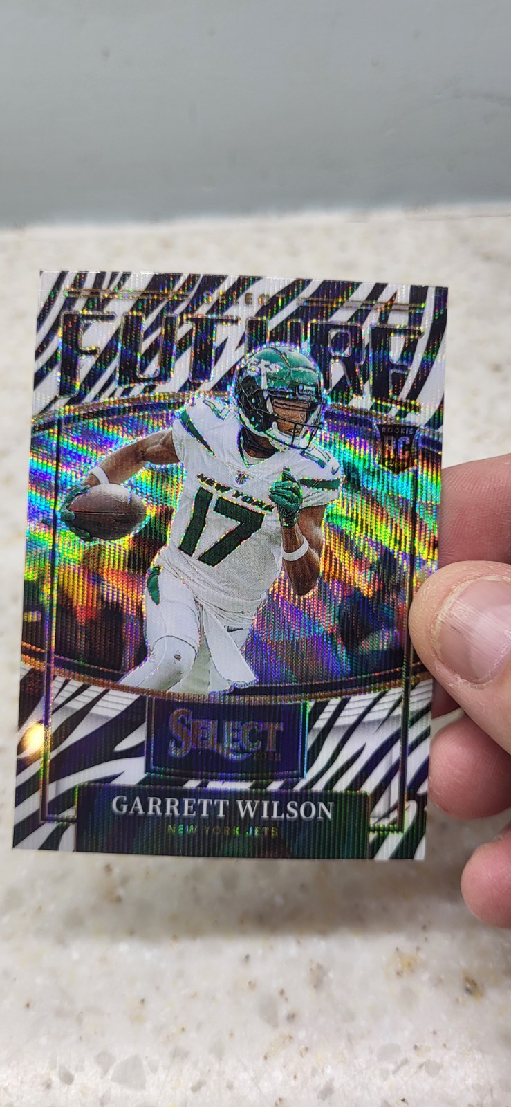 2022 Panini Select - Future - Garrett Wilson #SF-5 Zebra Prizm (RC) NY Jets 🔥 