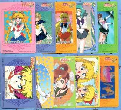 Sailor Moon Bandai Carddass W Double Cards YOU PICK Unpeeled Stickers Japan