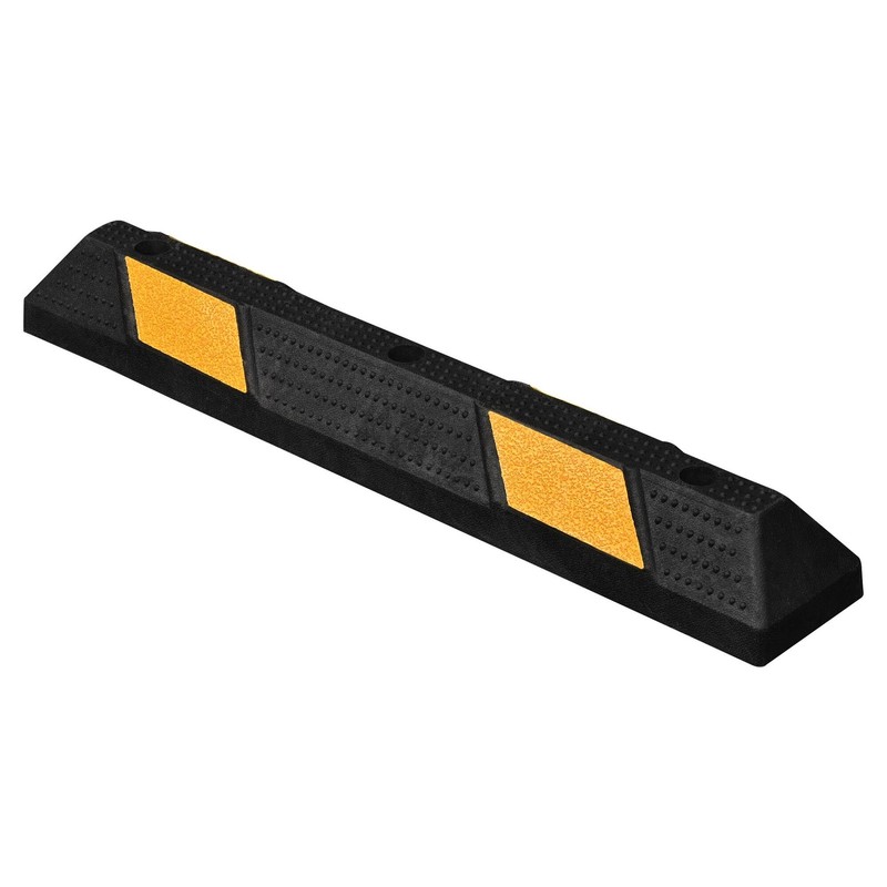36" Rubber Curb Parking Block Car RV Trailer Wheel Tire Stopper Garage Driveway