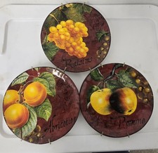 Plates Certified International Botanical Fruit Designed By Tre Sorelle