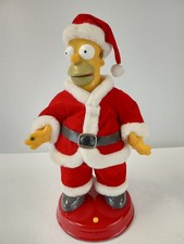 The Simpsons Homer Simpson Santa Claus Animated Christmas Figure Decoration