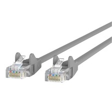 Belkin 14' 24 AWG 550MHz Cat6 Snagless UTP Ethernet Patch Cable, Gray