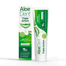 Aloe dent Aloe Vera Fluoride Free Original Triple Action Toothpaste - 100ml X 2 54.95 per litre