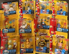 The Simpsons Playmates World of Springfield Figures NIB - New Characters Added!