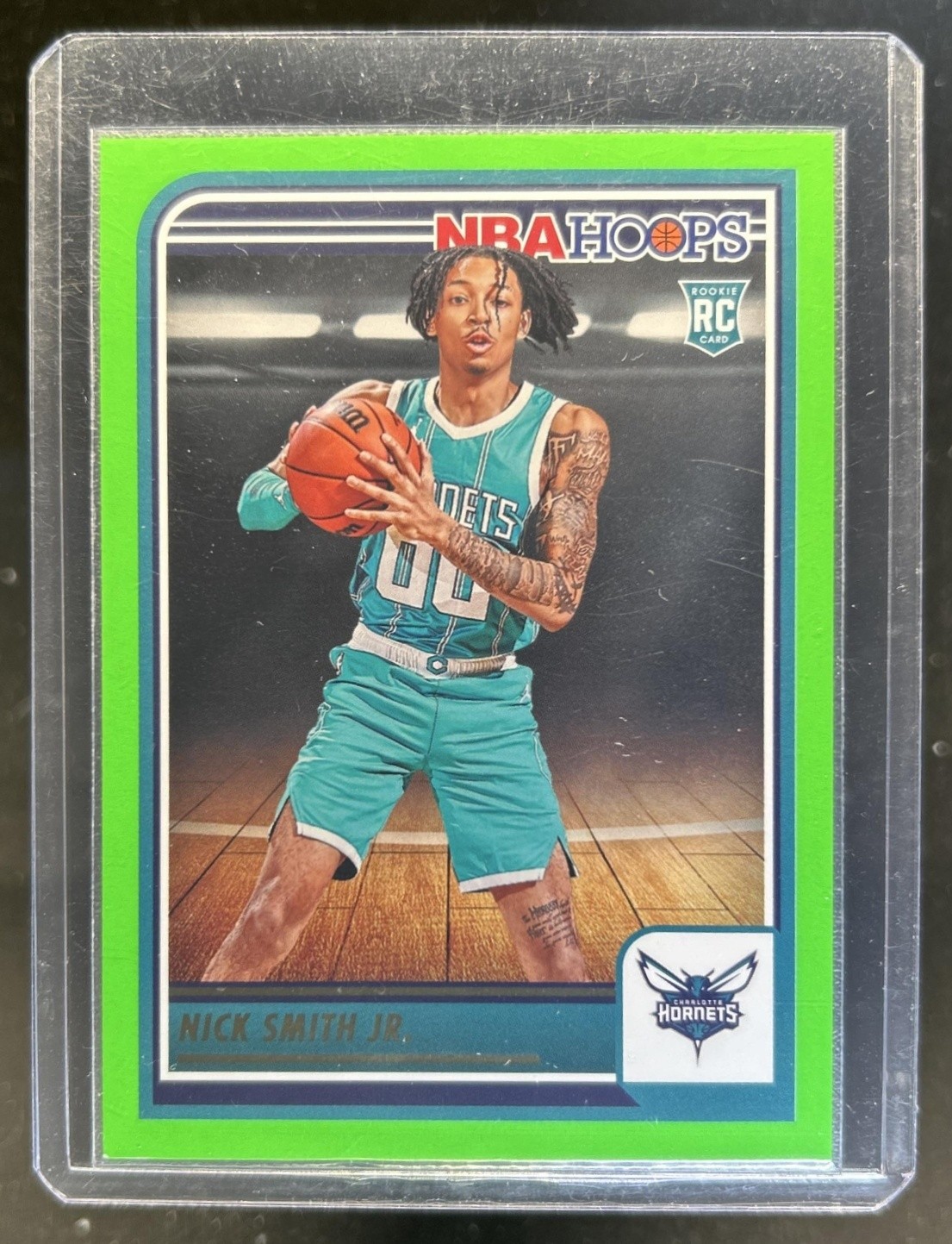 2023-24 Panini Hoops Nick Smith Jr. RC Neon Green Rookie #235 Hornets