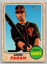 2017 Topps Heritage #134 Angel Pagan