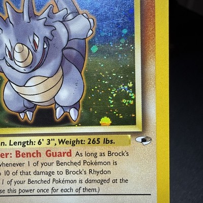  SWIRL   brock's rhydon 2/132 Gym Heroes