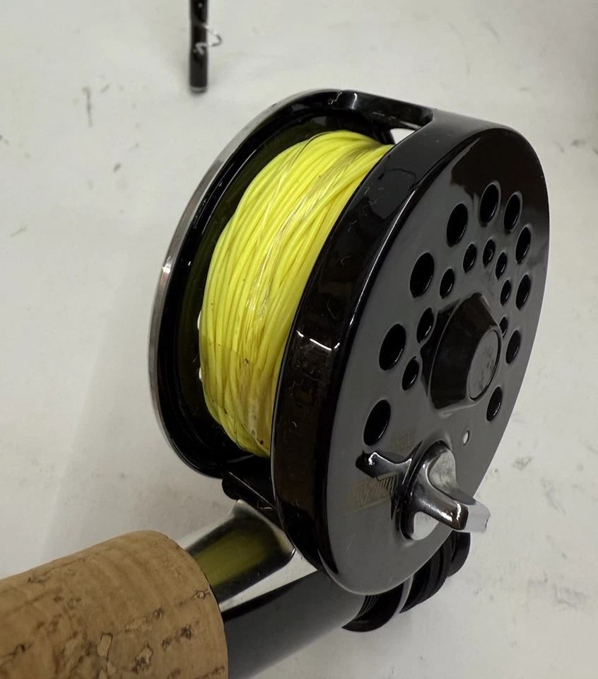 Carrete de caña de pescar con mosca estuche rígido White River DC56 carrete Dogwood Canyon Rod 9' Foto 4 de 4