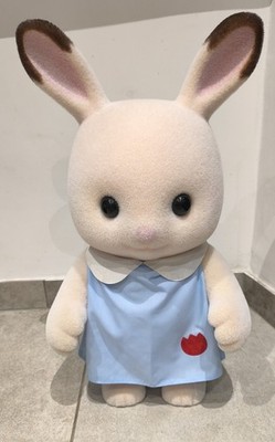 Sylvanian Families Calico Critters Giant Rabbit Store Display Figur RAR 50cm